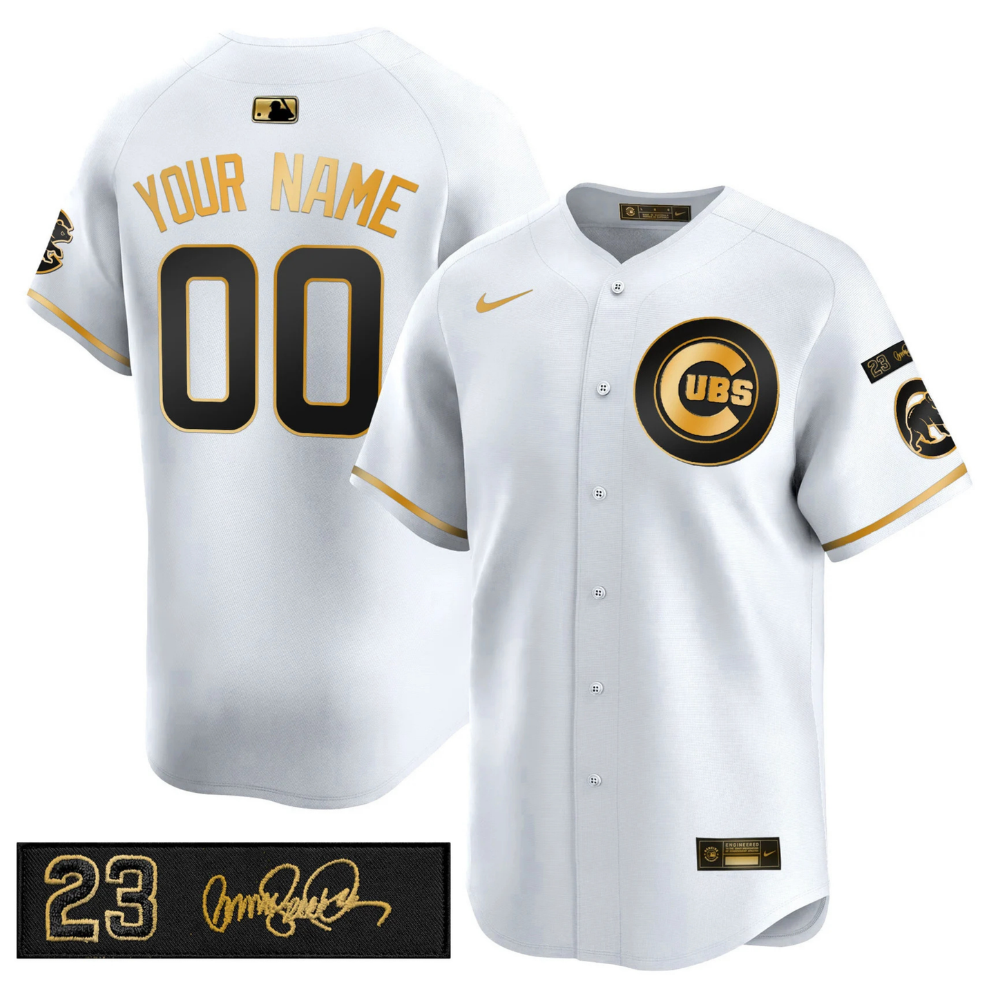 CHC 150th Anniversary & 'Ryne Sandberg Tribute' Patch Vapor Premier Limited Jersey - All Stitched