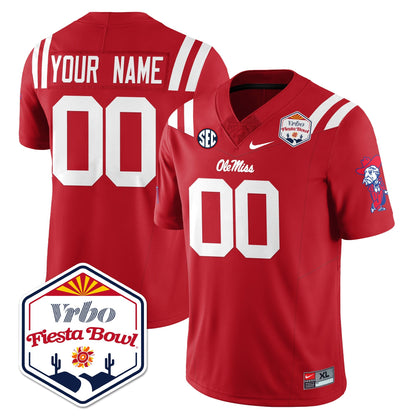 Ole Miss Football Vapor Limited Jersey - Vrbo Fiesta Bowl - All Stitched