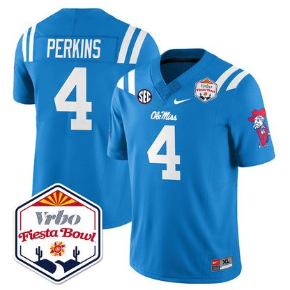 Ole Miss Football Vapor Limited Jersey - Vrbo Fiesta Bowl - All Stitched