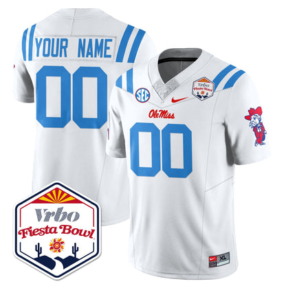 Ole Miss Football Vapor Limited Jersey - Vrbo Fiesta Bowl - All Stitched