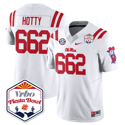 Ole Miss Football Vapor Limited Jersey - Vrbo Fiesta Bowl - All Stitched