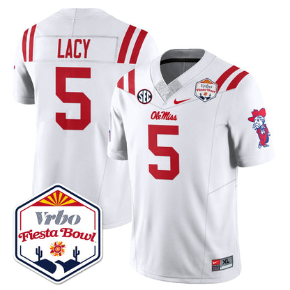 Ole Miss Football Vapor Limited Jersey - Vrbo Fiesta Bowl - All Stitched