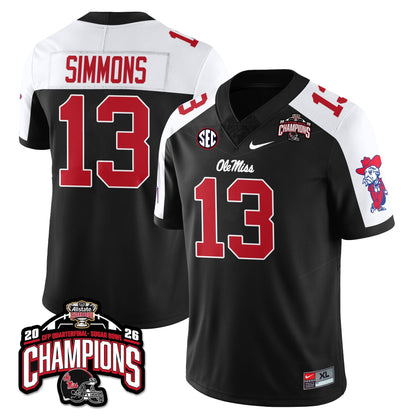 Ole Miss Football Vapor Limited Jersey - Allstate Sugar Bowl Champions - All Stitched