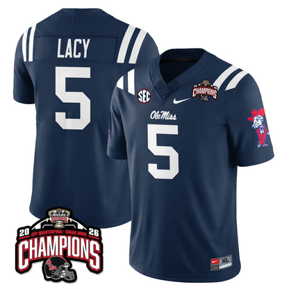 Ole Miss Football Vapor Limited Jersey - Allstate Sugar Bowl Champions - All Stitched