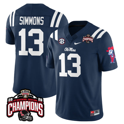 OM Football Vapor Limited Jersey - Allstate Sugar Bowl Champions - All Stitched