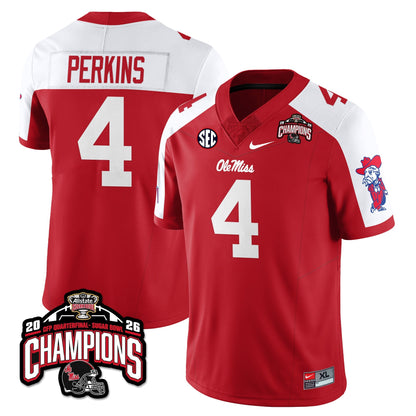 Ole Miss Football Vapor Limited Jersey - Allstate Sugar Bowl Champions - All Stitched