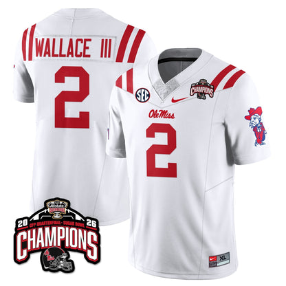 Ole Miss Football Vapor Limited Jersey - Allstate Sugar Bowl Champions - All Stitched