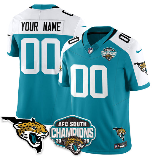 Custom DET AFC South Division Champions Vapor Limited Jersey - Stitched