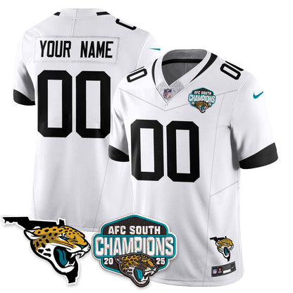 Custom DET AFC South Division Champions Vapor Limited Jersey - All Stitched