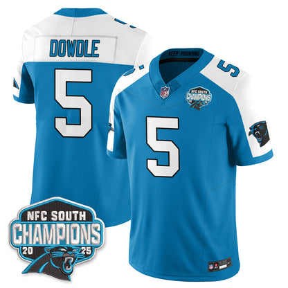 CAR NFC South Division Champions Vapor Limited Jersey n1 - All Stitched