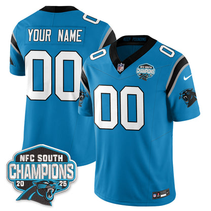 CAR NFC South Division Champions Vapor Limited Jersey n1 - All Stitched