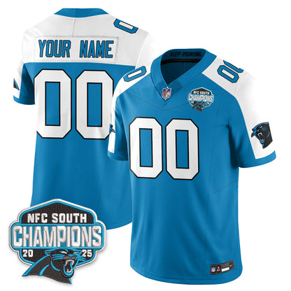 Custom CAR NFC South Division Champions Vapor Limited Jersey - All Stitched