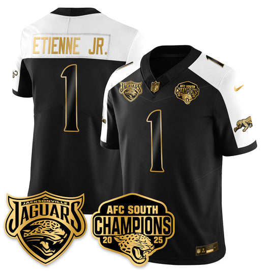DET AFC South Division Champions Vapor Limited Gold Jersey - Stitched
