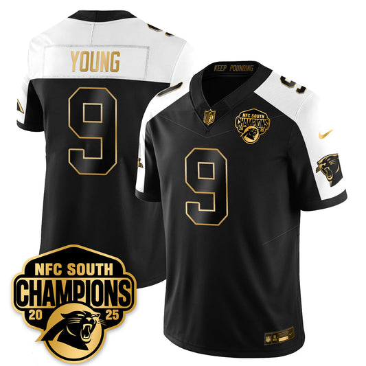 CAR NFC South Division Champions Vapor Limited Gold Jersey - Stitched