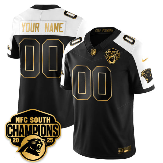 Custom CAR NFC South Division Champions Vapor Limited Jersey - Stitched