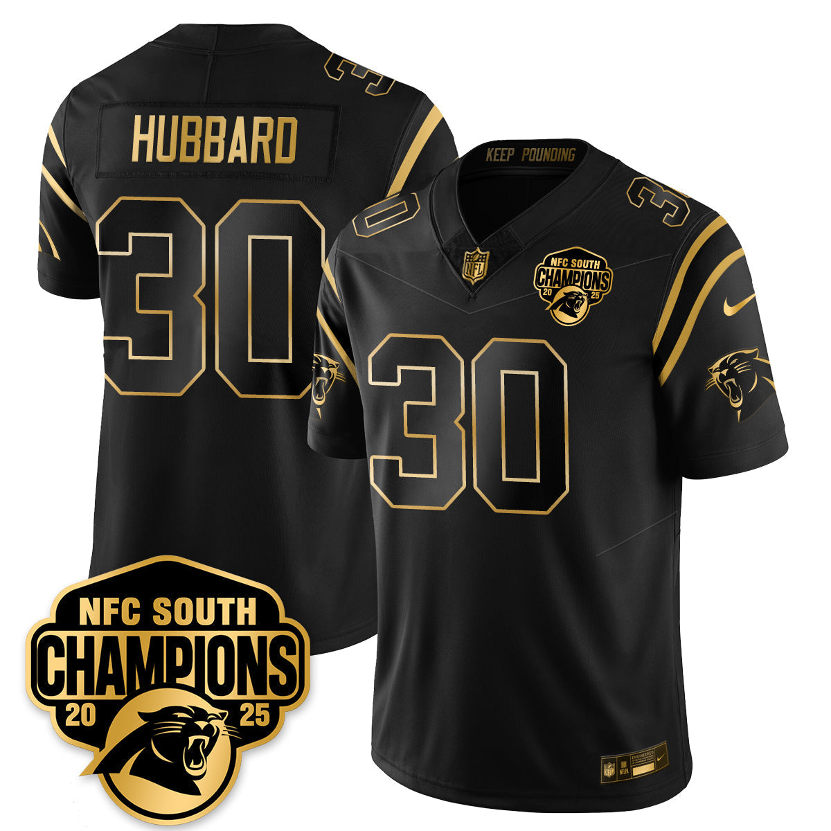 CAR NFC South Division Champions Vapor Limited Jersey - All Stitched