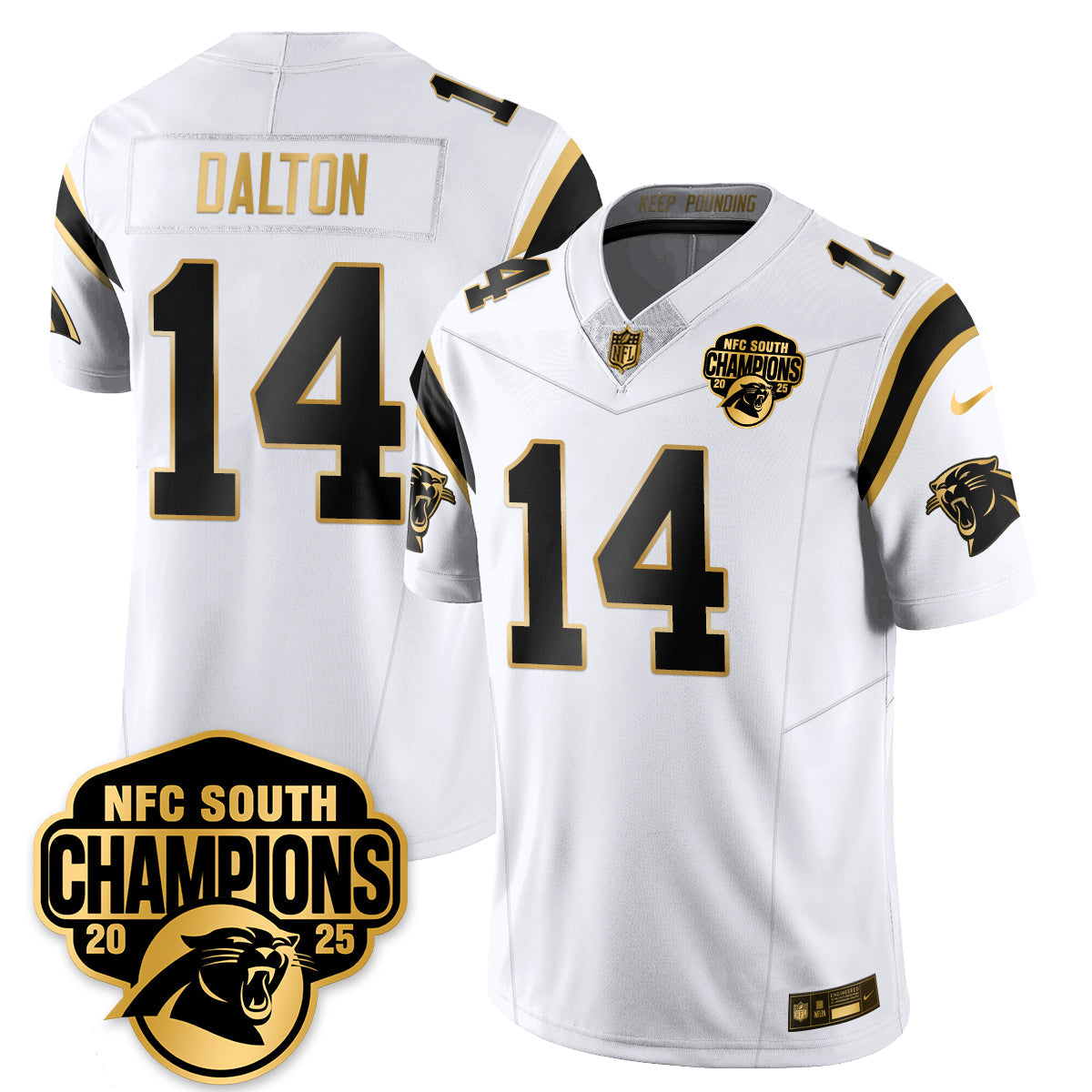 CAR NFC South Division Champions Vapor Limited Jersey - All Stitched