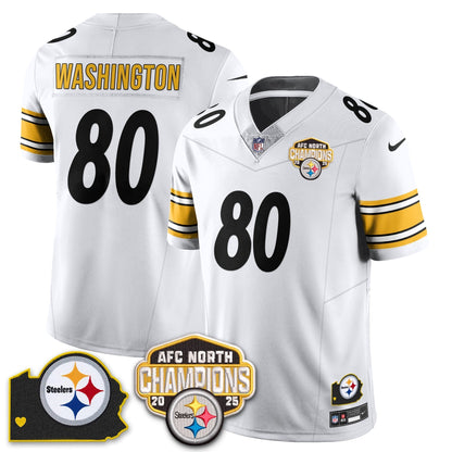PIT AFC North Division Champions Vapor Limited Gold Jersey N2 - All Stitched