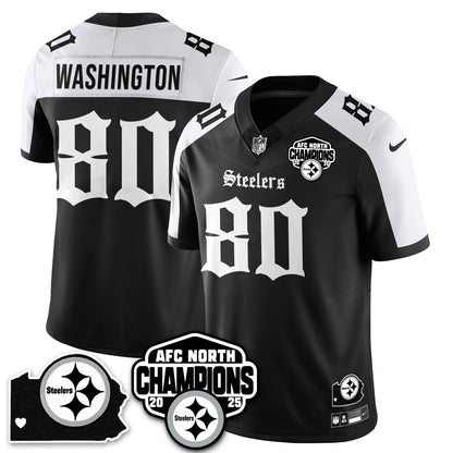 PIT Gothic AFC North Division Champions Vapor Limited Jersey - All Stitched