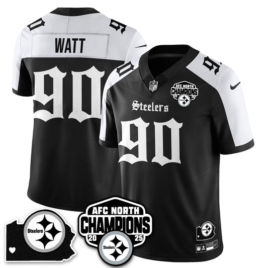 PIT Gothic AFC North Division Champions Vapor Limited Jersey - Stitched
