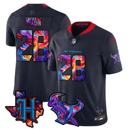 HOU Special Vapor Limited Jersey - All Stitched
