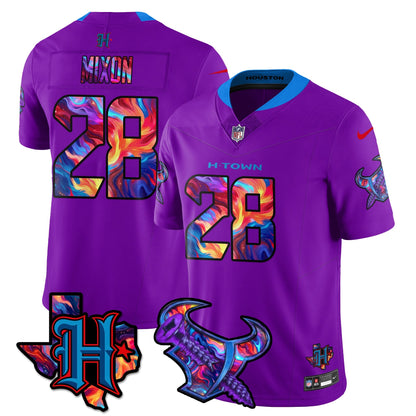 HOU Special Vapor Limited Jersey - All Stitched
