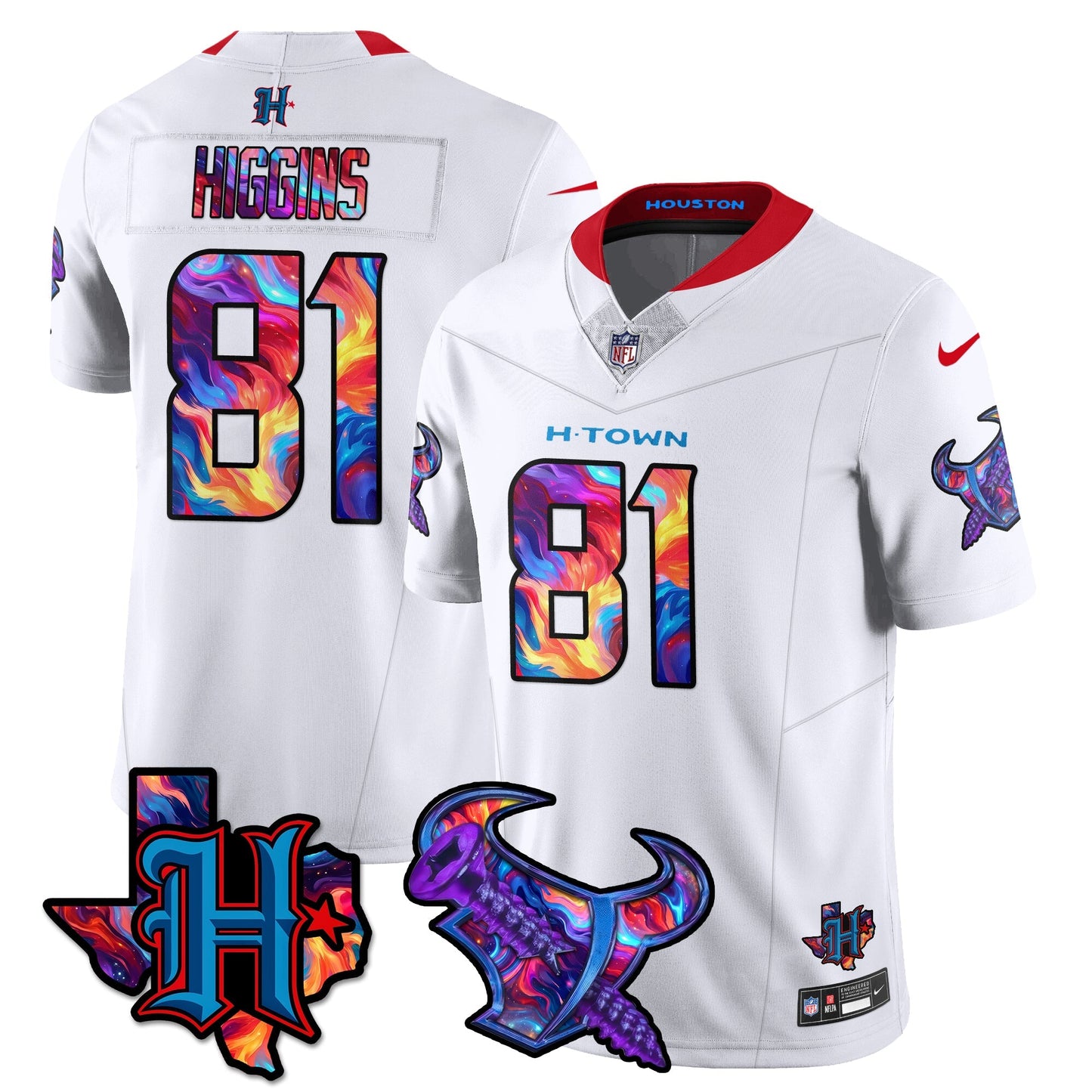 HOU Special Vapor Limited Jersey - All Stitched