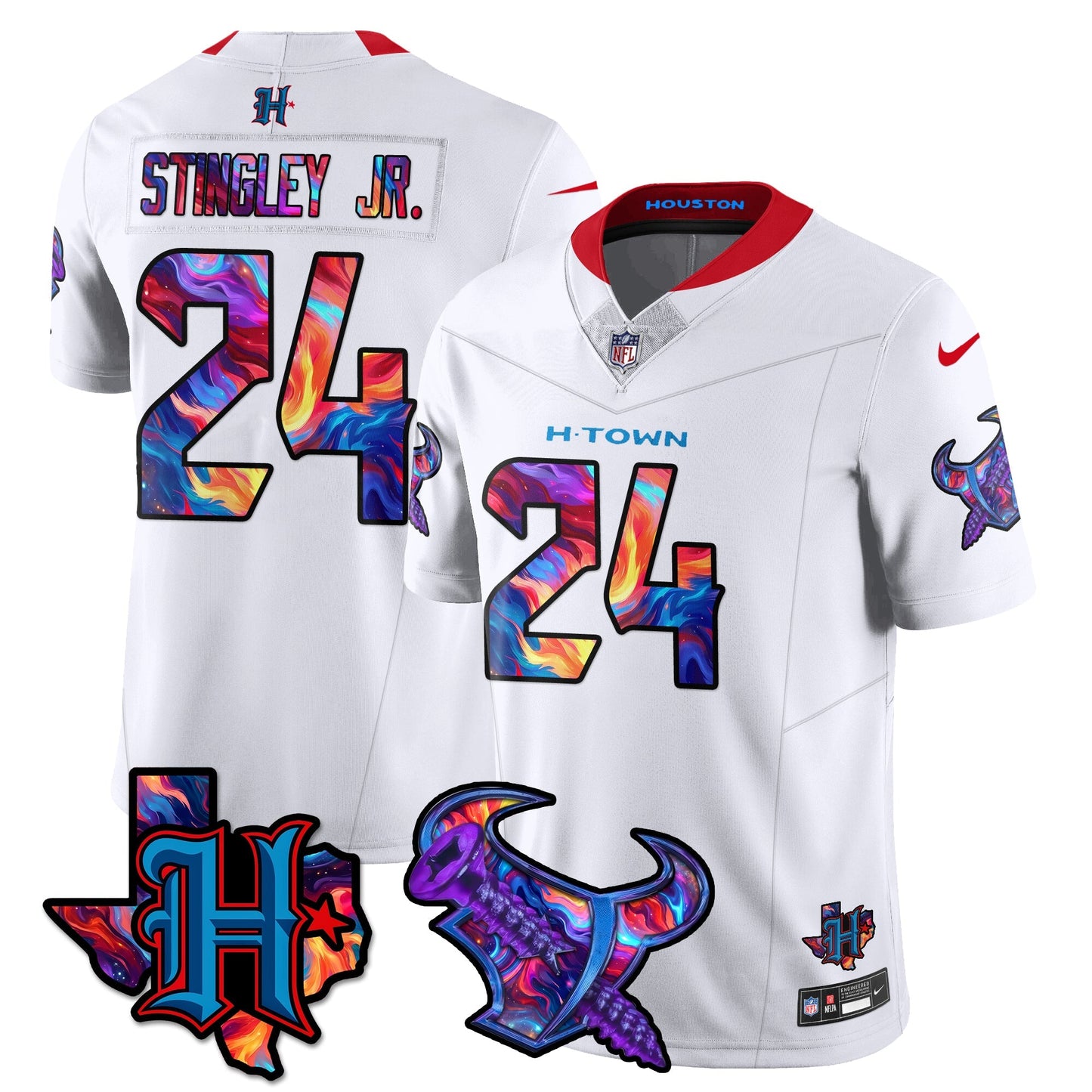 HOU Special Vapor Limited Jersey - All Stitched