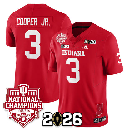 Indiana H Vapor Limited Football Jersey - 2025 National Champions - All Stitched