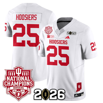 Indiana H Vapor Limited Football Jersey - 2025 National Champions - All Stitched
