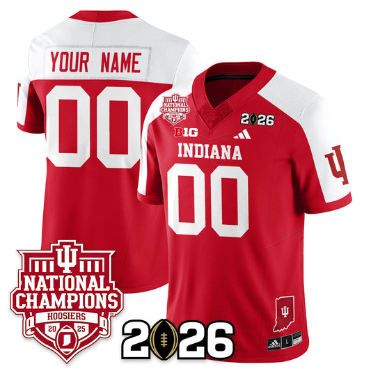 Indiana H Vapor Limited Football Custom Jersey - 2025 National Champions - Stitched