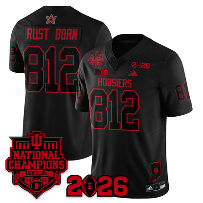 Indiana H Stranger Things Vapor Limited Football Jersey - 2025 National Champions - All Stitched