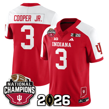 Indiana H Vapor Limited Football Jersey V3 - 2025 National Champions - All Stitched