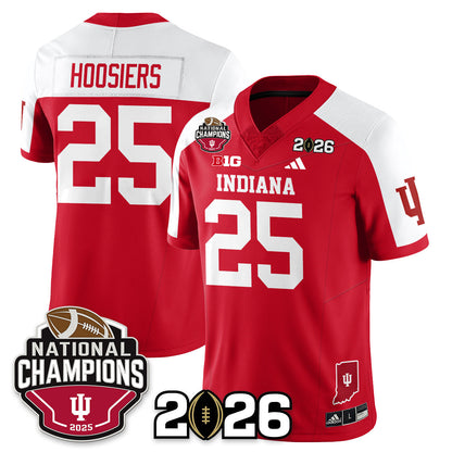 Indiana H Vapor Limited Football Jersey V3 - 2025 National Champions - All Stitched