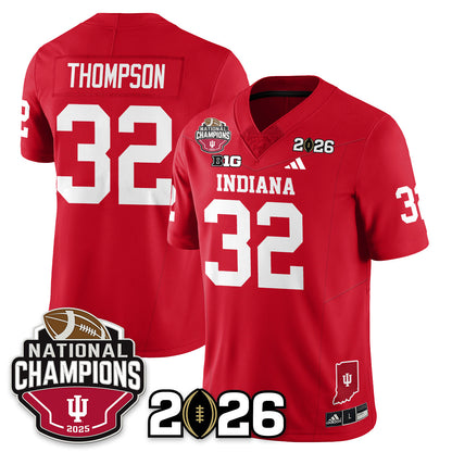 Indiana H Vapor Limited Football Jersey V3 - 2025 National Champions - All Stitched