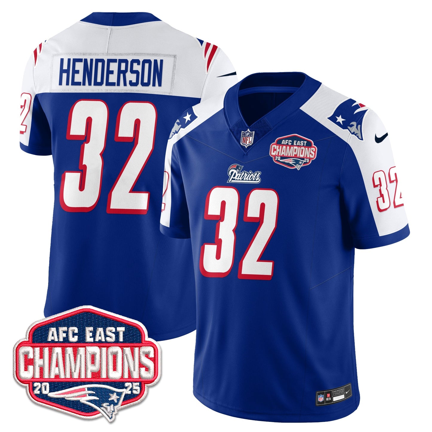 NE 1996 Throwback Limited Vapor Jersey – All Stitched