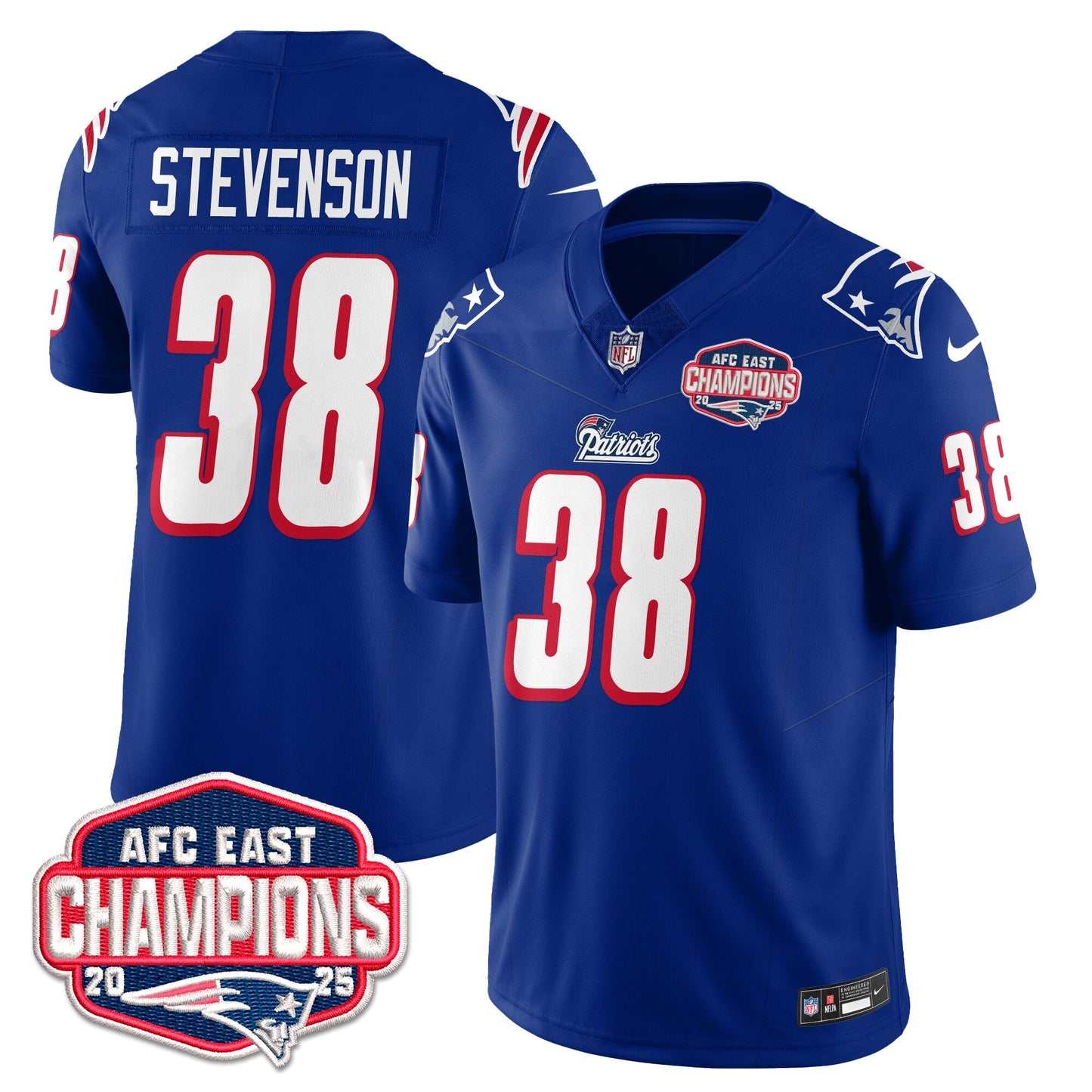 NE 1996 Throwback Limited Vapor Jersey – All Stitched