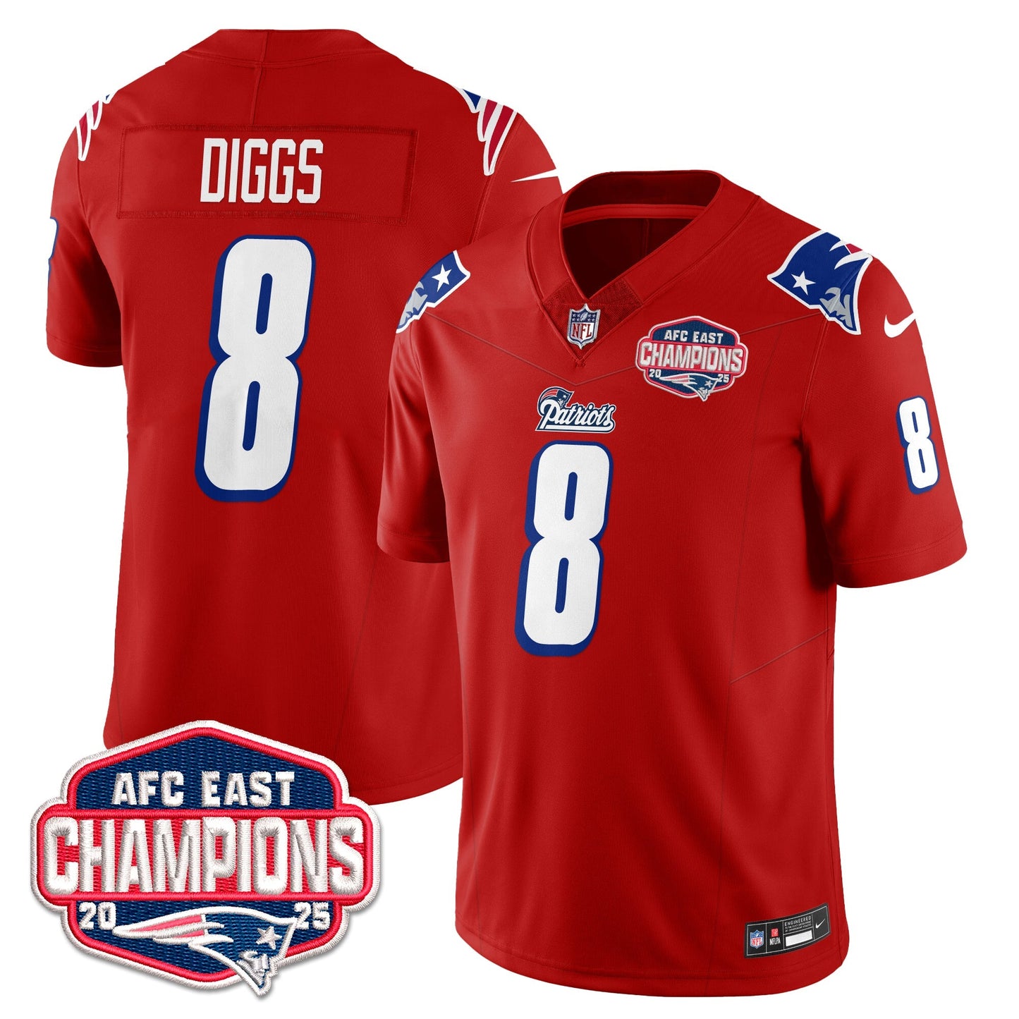 NE 1996 Throwback Limited Vapor Jersey – All Stitched