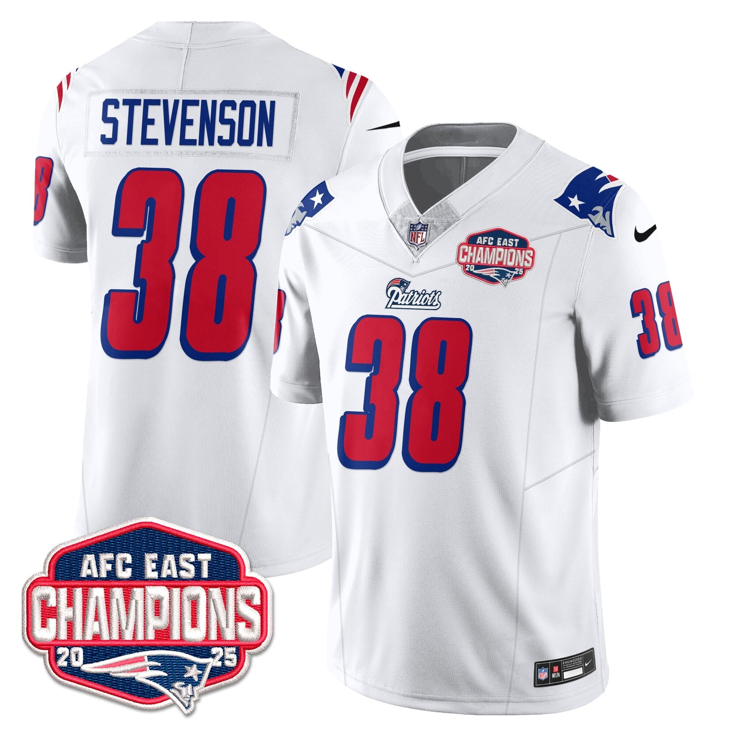 NE 1996 Throwback Limited Vapor Jersey – All Stitched