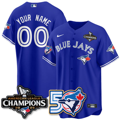 Custom TBJ 2025 American League Champions Vapor Limited Jersey - 50th Season - All Stitched