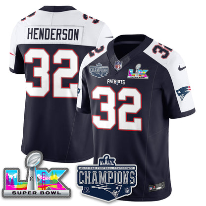 NE 2025 AFC Champions Vapor Limited Jersey - All Stitched