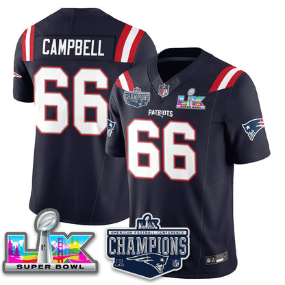 NE 2025 AFC Champions Vapor Limited Jersey - All Stitched
