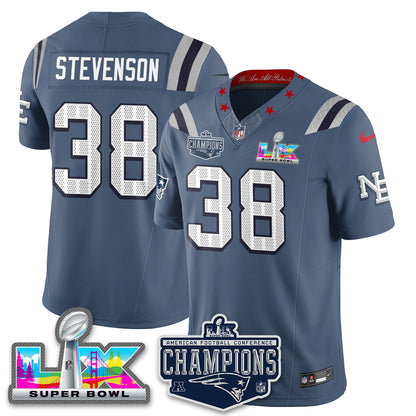 NE 2025 AFC Champions Vapor Limited Jersey - All Stitched