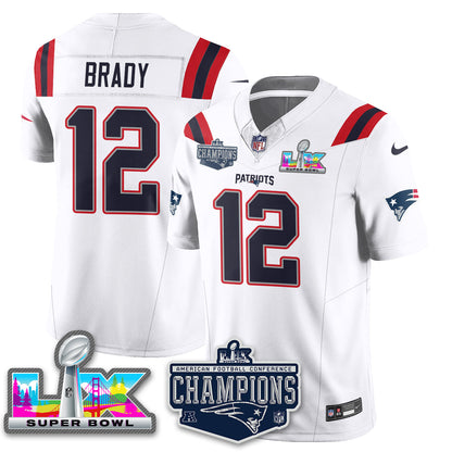 NE 2025 AFC Champions Vapor Limited Jersey - All Stitched