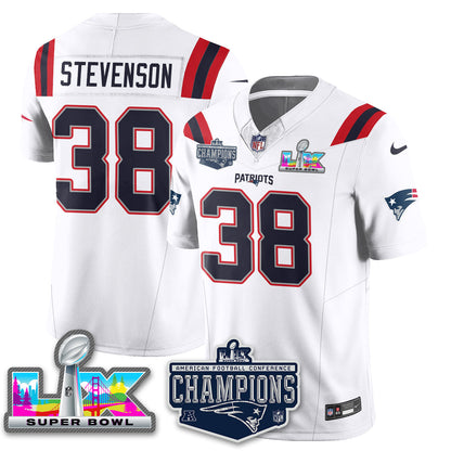 NE 2025 AFC Champions Vapor Limited Jersey - All Stitched