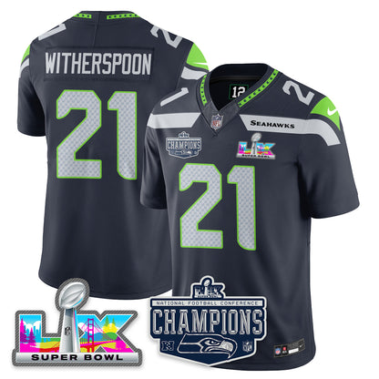 SEA 2025 NFC Champions Vapor Limited Jersey - All Stitched