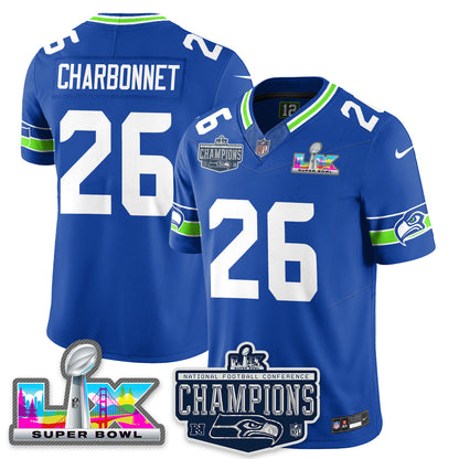 SEA 2025 NFC Champions Vapor Limited Jersey - All Stitched