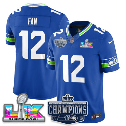 SEA 2025 NFC Champions Vapor Limited Jersey - All Stitched