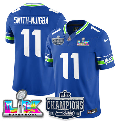 SEA 2025 NFC Champions Vapor Limited Jersey - All Stitched