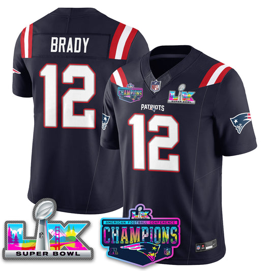 NE 2025 Vapor Jersey - AFC Champions Limited Patch - Stitched